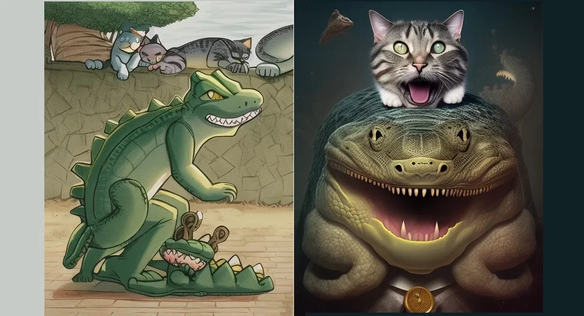 Cat & The Crocodile