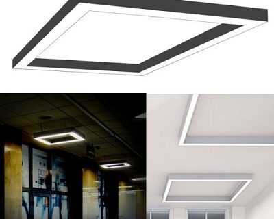 Led Linear Aluminum Profile Light 2×2 Feet Square for sale in Pakistan