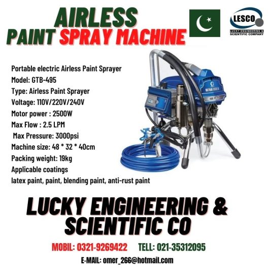 Airless Paint Sprayer Machine for Sale in Pakistan – Karachi
